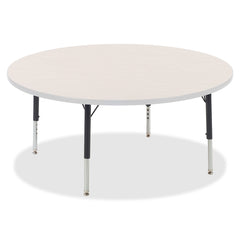 Lorell Activity Table Height-Adjustable Leg Kit - 17" to 25"H - 25" Length x 1.12" Diameter - Black, Chrome - 4 / Carton
