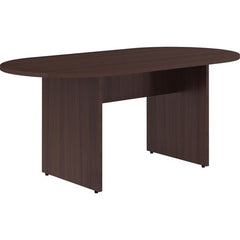 Lorell Essentials Oval Conference Table - 29.5" Height x 72" Width x 36" Depth x 1.3" Thickness