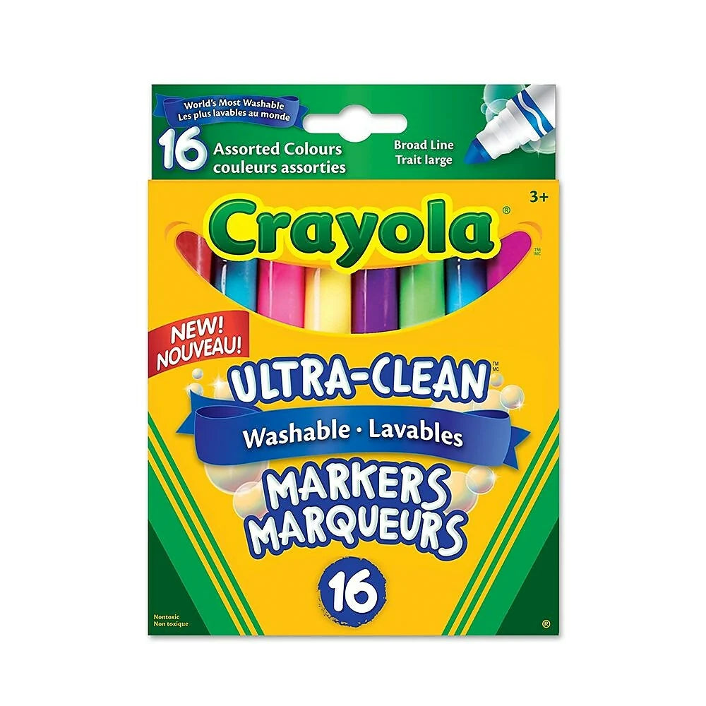 Crayola Washable Markers Collection - Assorted Colours - 16 Pack